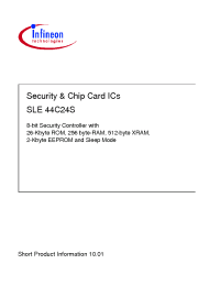 Datasheet SLE44C20S-V5-F7-M4 manufacturer Infineon